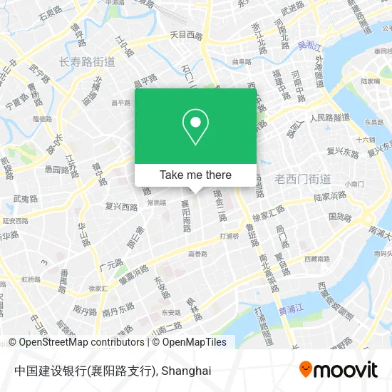 中国建设银行(襄阳路支行) map