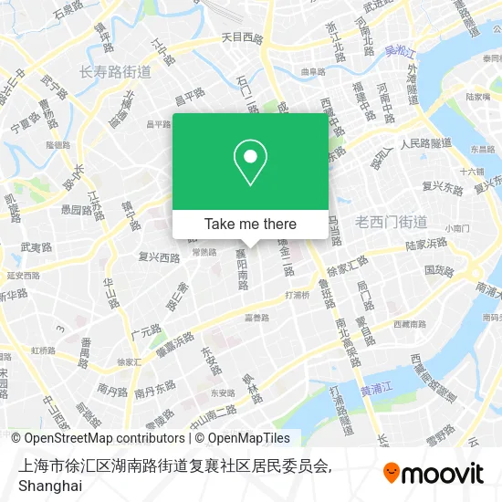 上海市徐汇区湖南路街道复襄社区居民委员会 map