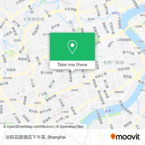 汾阳花园酒店下午茶 map