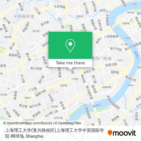 上海理工大学(复兴路校区)上海理工大学中英国际学院-网球场 map