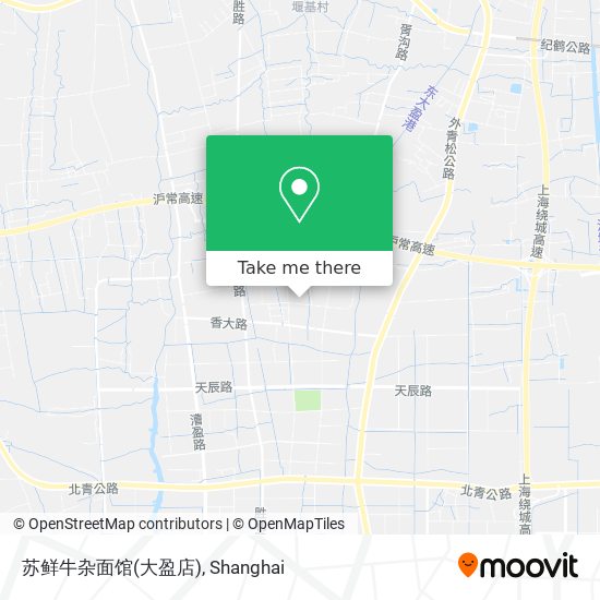 苏鲜牛杂面馆(大盈店) map