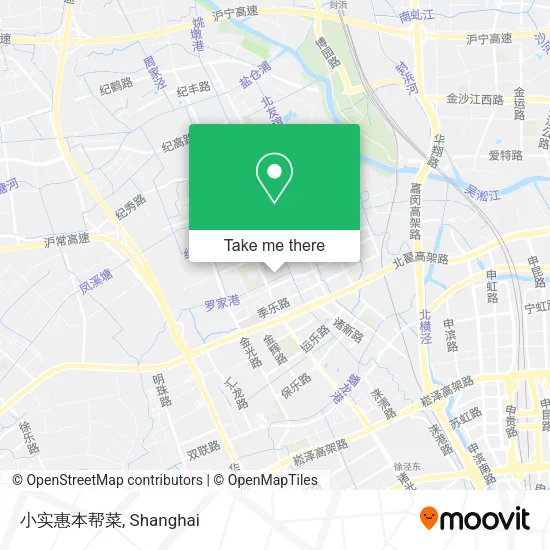 小实惠本帮菜 map