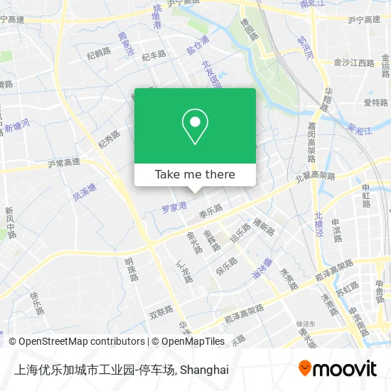 上海优乐加城市工业园-停车场 map