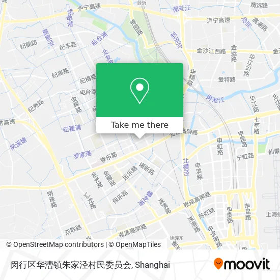 闵行区华漕镇朱家泾村民委员会 map