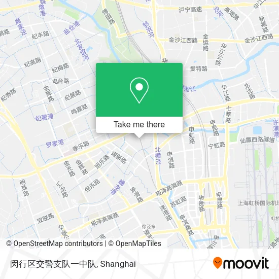 闵行区交警支队一中队 map