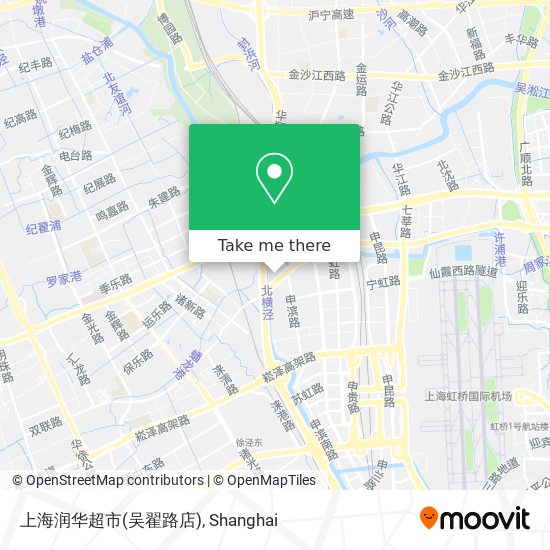 上海润华超市(吴翟路店) map