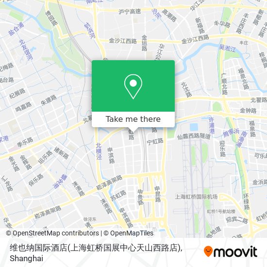 维也纳国际酒店(上海虹桥国展中心天山西路店) map