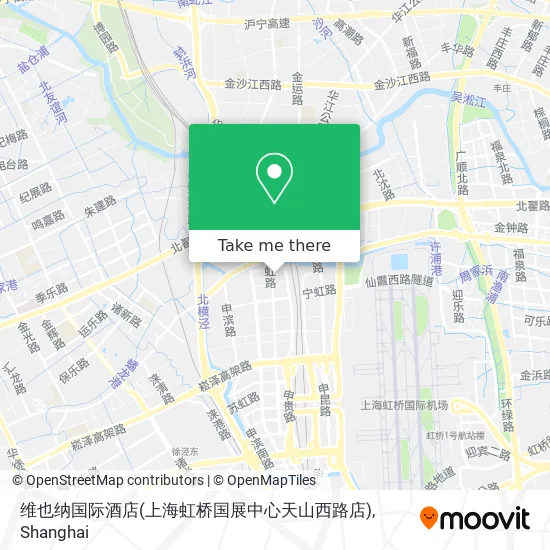 维也纳国际酒店(上海虹桥国展中心天山西路店) map