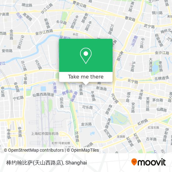 棒约翰比萨(天山西路店) map