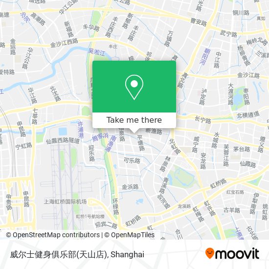 威尔士健身俱乐部(天山店) map
