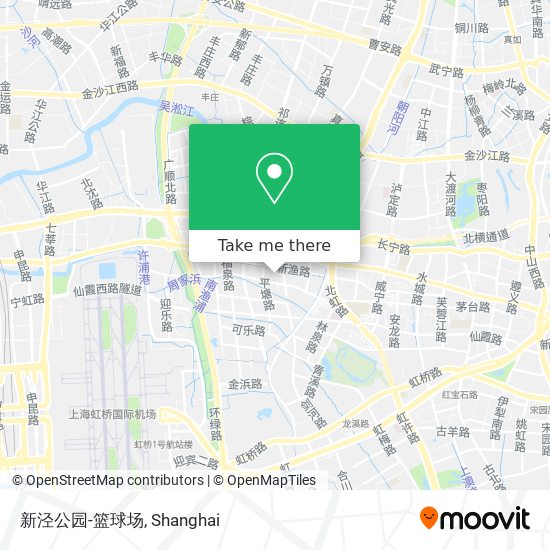 新泾公园-篮球场 map