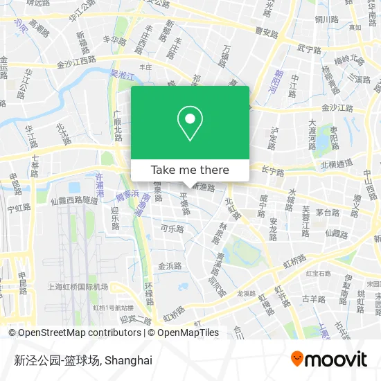 新泾公园-篮球场 map
