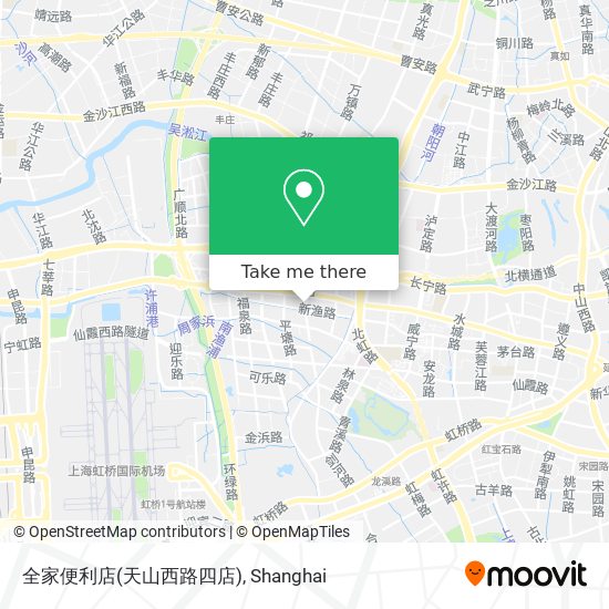 全家便利店(天山西路四店) map