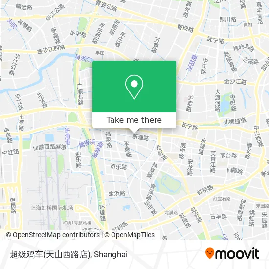 超级鸡车(天山西路店) map