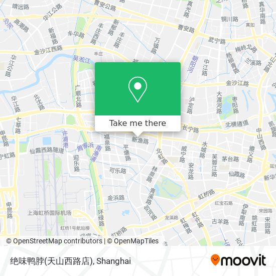 绝味鸭脖(天山西路店) map