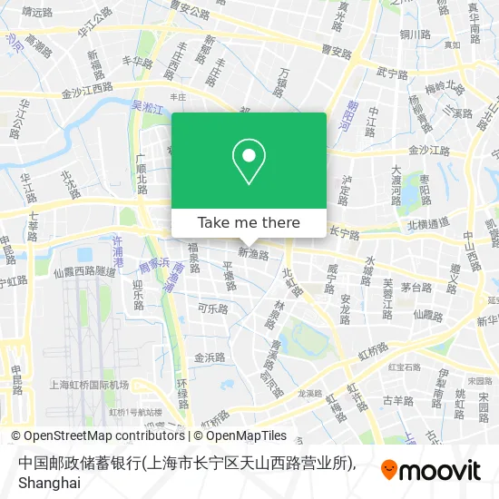 中国邮政储蓄银行(上海市长宁区天山西路营业所) map