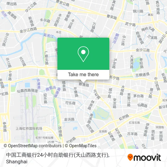 中国工商银行24小时自助银行(天山西路支行) map