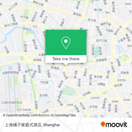 上海橘子家庭式酒店 map