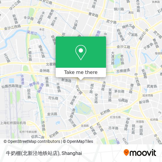 牛奶棚(北新泾地铁站店) map