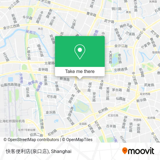 快客便利店(泉口店) map