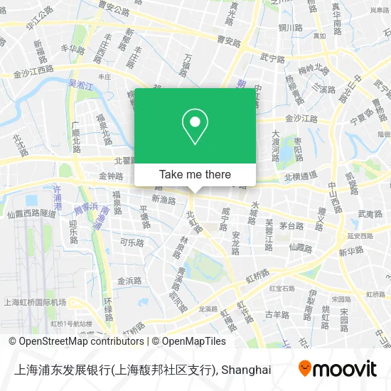 上海浦东发展银行(上海馥邦社区支行) map