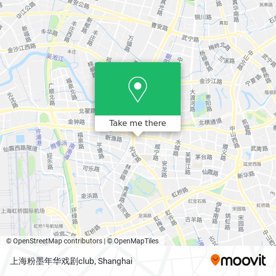 上海粉墨年华戏剧club map