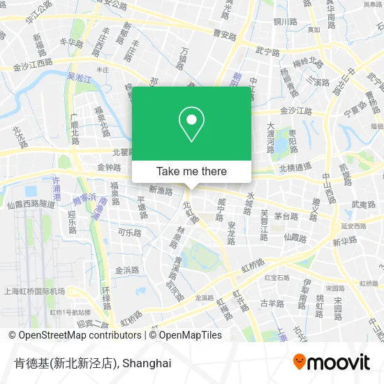肯德基(新北新泾店) map