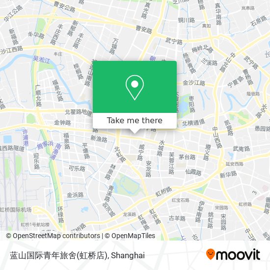 蓝山国际青年旅舍(虹桥店) map