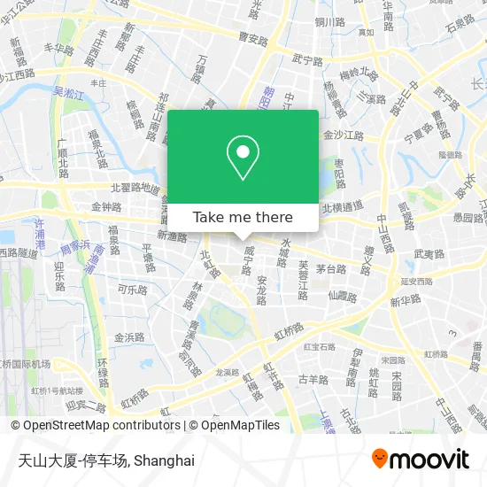 天山大厦-停车场 map