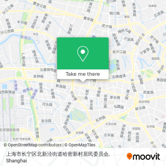 上海市长宁区北新泾街道哈密新村居民委员会 map