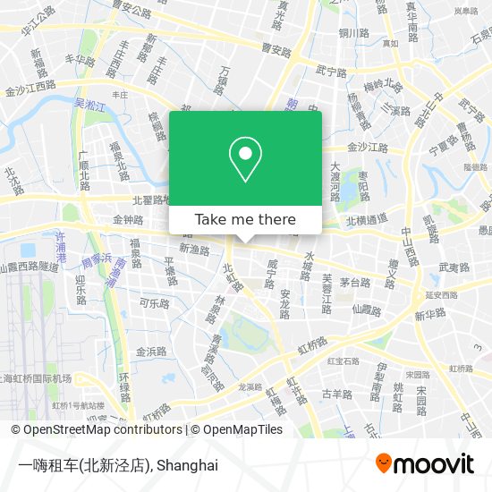 一嗨租车(北新泾店) map