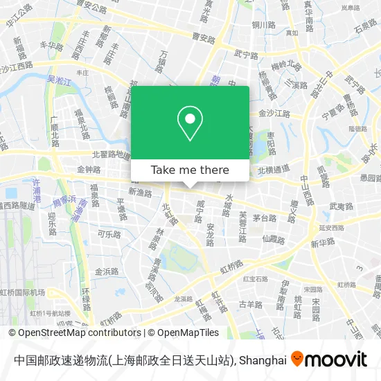 中国邮政速递物流(上海邮政全日送天山站) map
