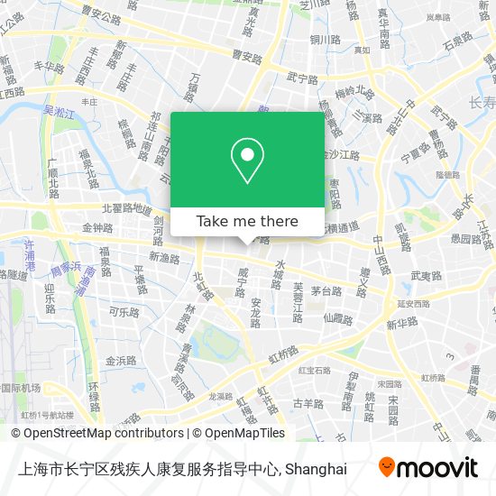 上海市长宁区残疾人康复服务指导中心 map