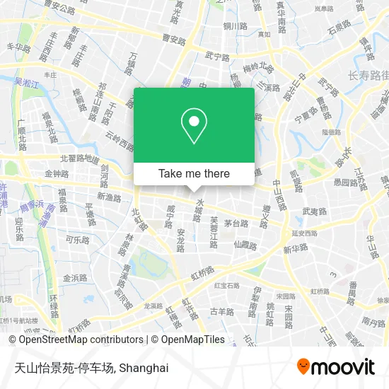 天山怡景苑-停车场 map