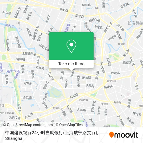 中国建设银行24小时自助银行(上海威宁路支行) map