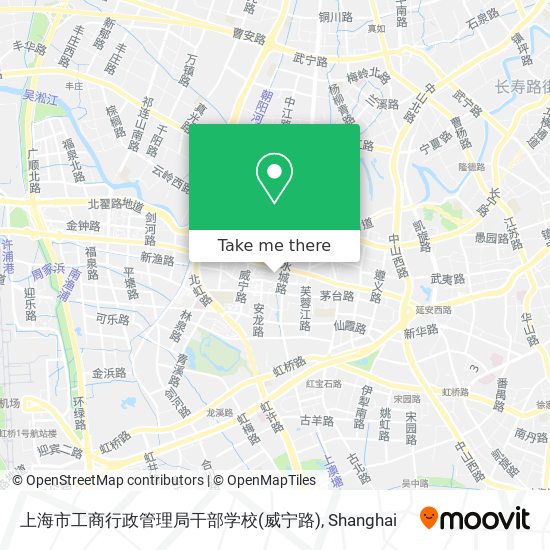 上海市工商行政管理局干部学校(威宁路) map