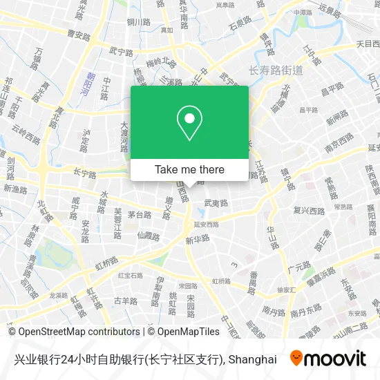 兴业银行24小时自助银行(长宁社区支行) map