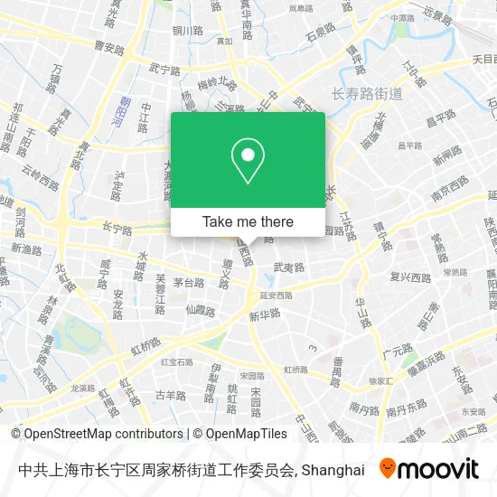 中共上海市长宁区周家桥街道工作委员会 map