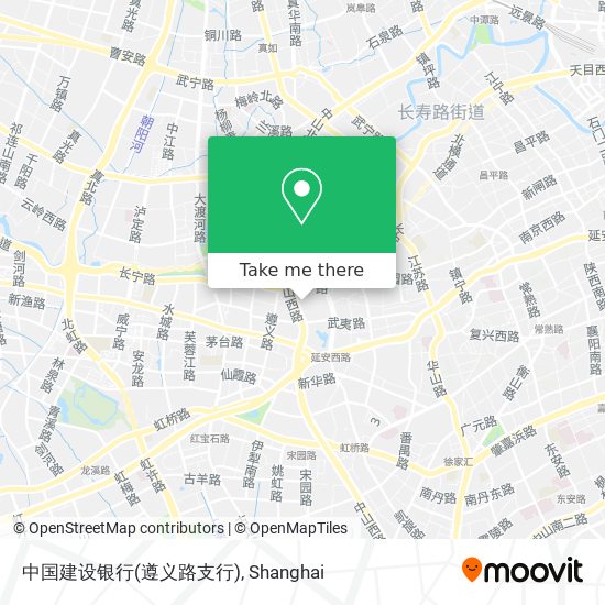 中国建设银行(遵义路支行) map