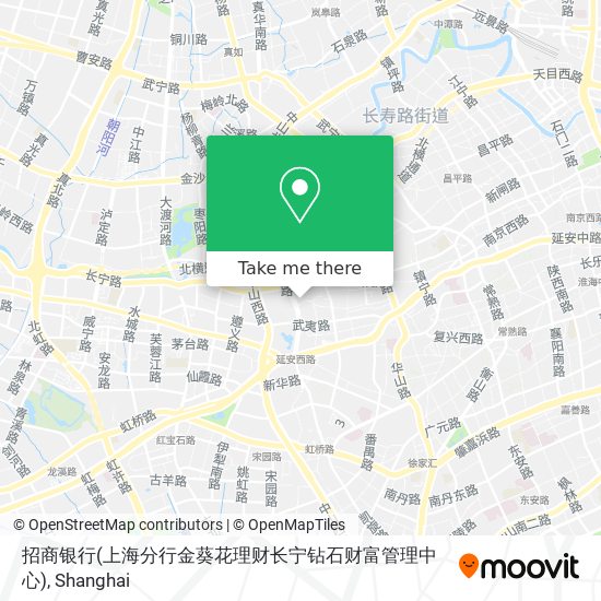 招商银行(上海分行金葵花理财长宁钻石财富管理中心) map