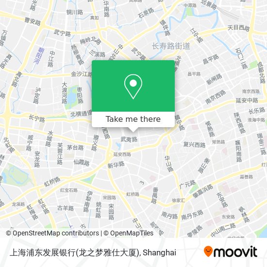 上海浦东发展银行(龙之梦雅仕大厦) map