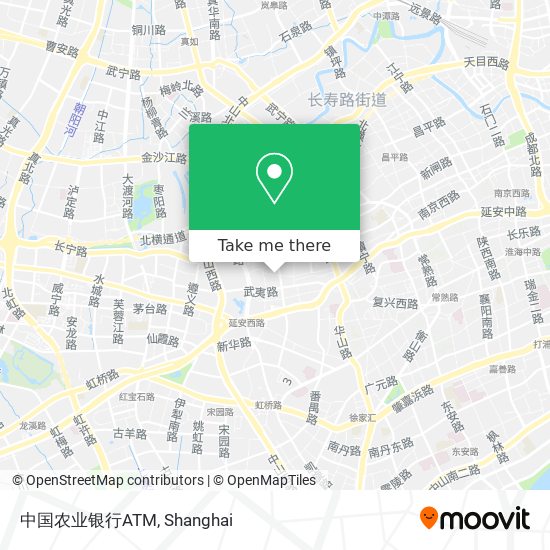 中国农业银行ATM map