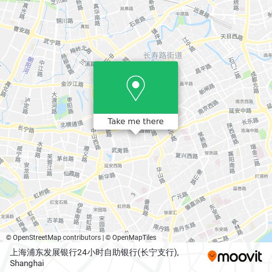上海浦东发展银行24小时自助银行(长宁支行) map