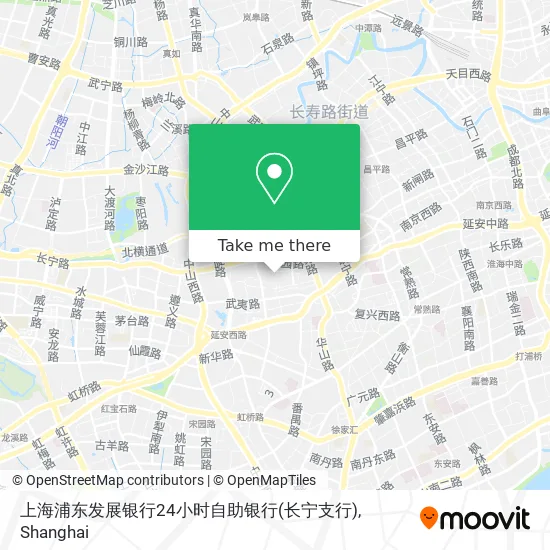 上海浦东发展银行24小时自助银行(长宁支行) map