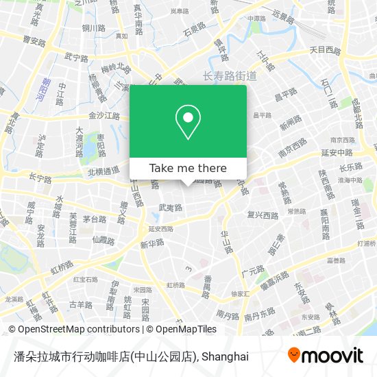 潘朵拉城市行动咖啡店(中山公园店) map