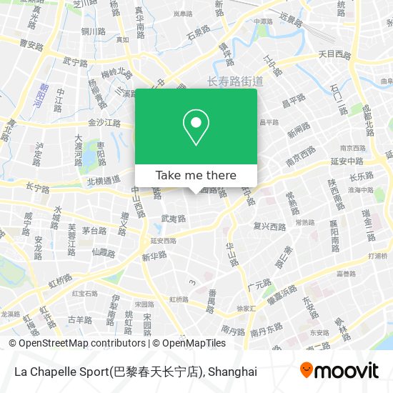 La Chapelle Sport(巴黎春天长宁店) map