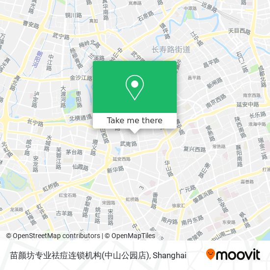 苗颜坊专业祛痘连锁机构(中山公园店) map