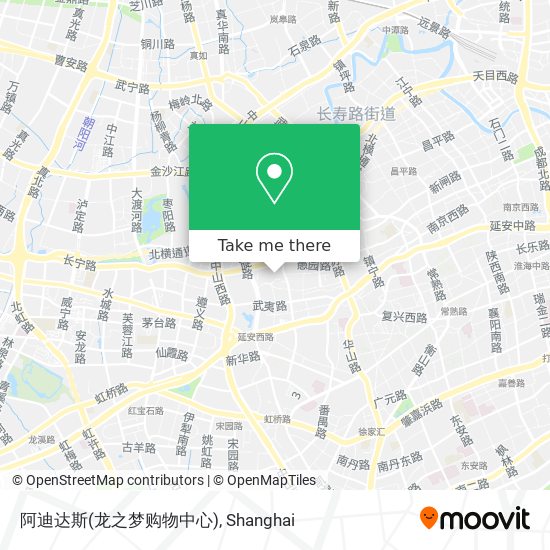 阿迪达斯(龙之梦购物中心) map