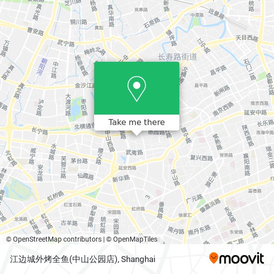 江边城外烤全鱼(中山公园店) map