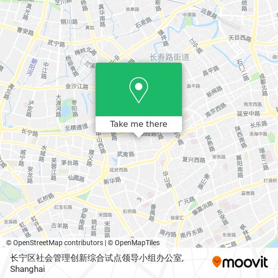 长宁区社会管理创新综合试点领导小组办公室 map